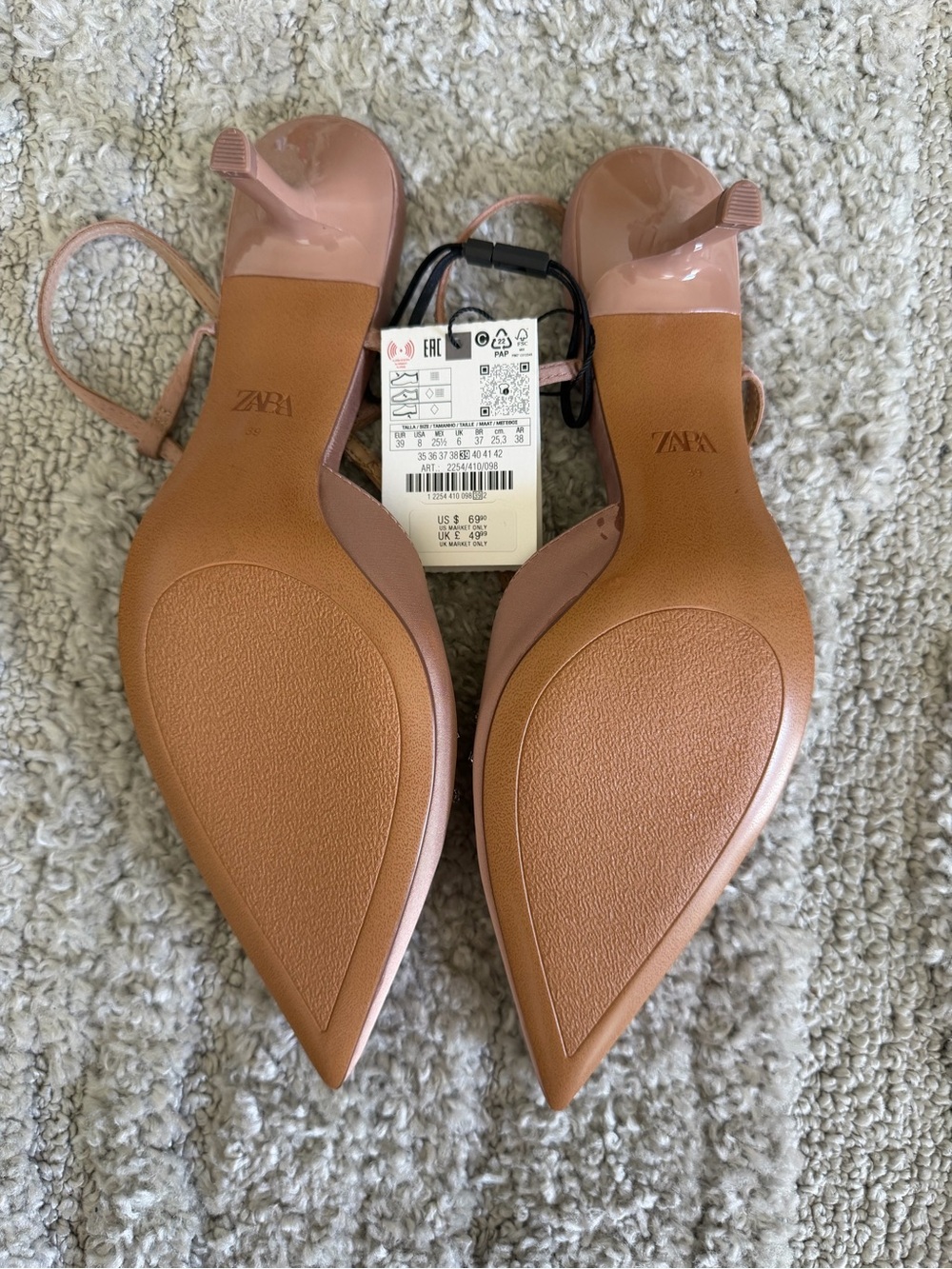 2 Pairs NWT size 8 Zara Heels - Picture 4 of 8